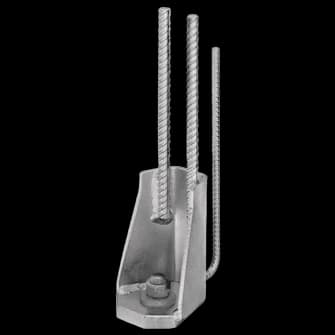 Column shoe installation interface