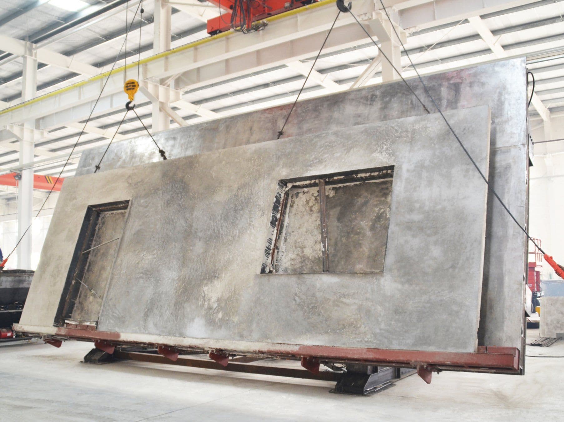 Tilting Table supporting process reference for Automation Trends in Precast Factories