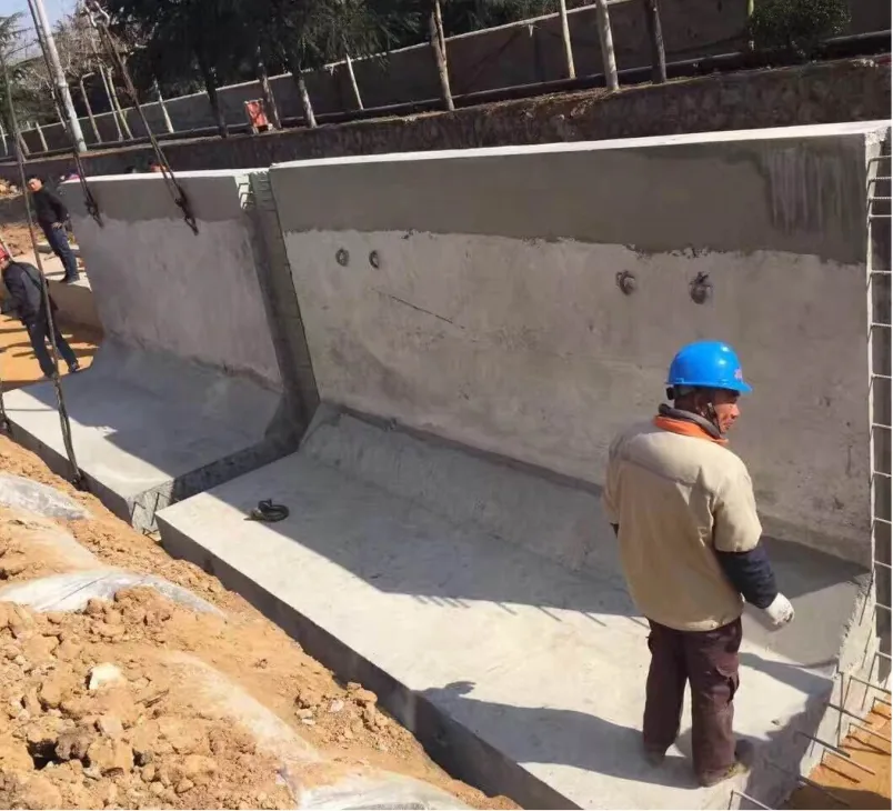L-shaped retaining walls: cropped portfolio illustration, source page 13