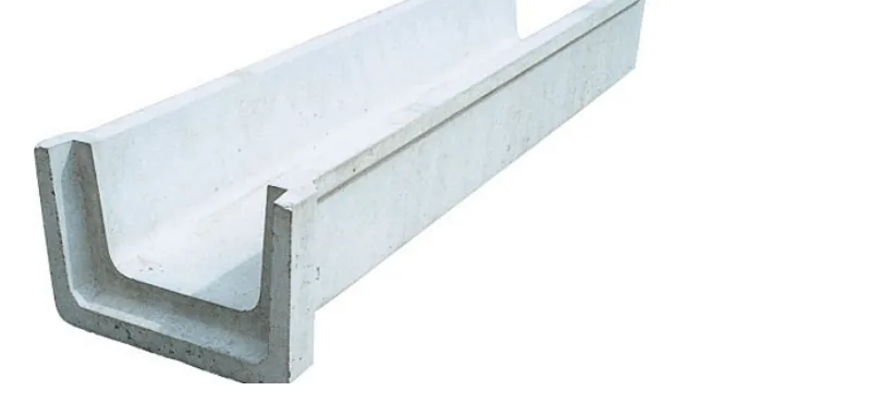Precast U-shaped channel: cropped portfolio illustration, source page 17